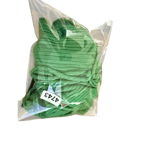 reformation tulip wrap dress in green matcha dress new size small - Picture 4 of 4